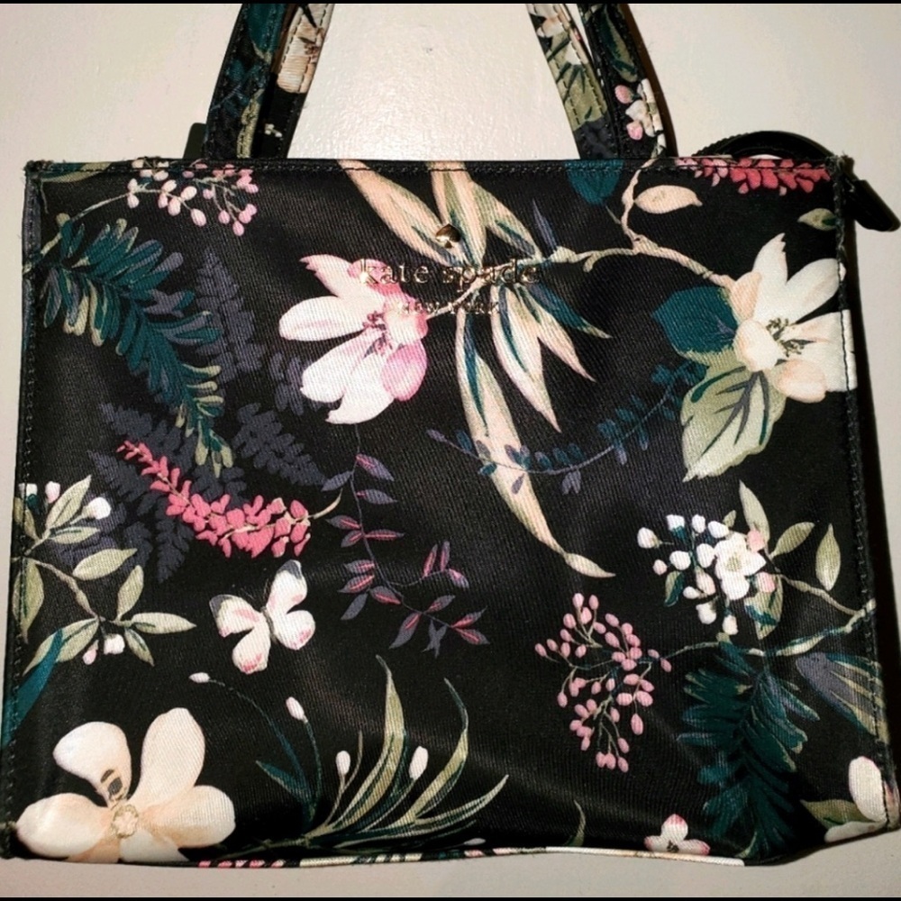 KATE SPADE ~ Watson Lane Botanical Nylon Satchel